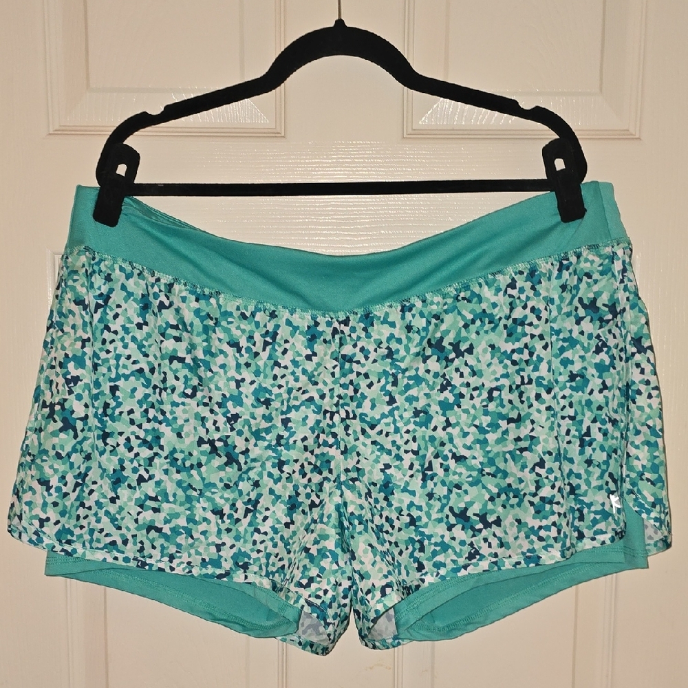 Danskin Now‎ Blue Athletic Shorts NWOT